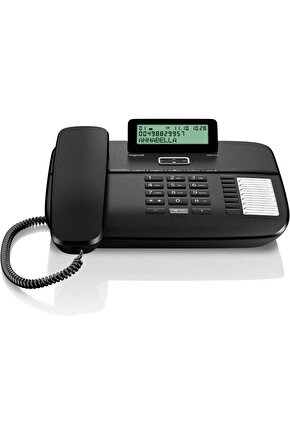 Da710 Siyah Ekranlı Masaüstü Telefon Handsfree 100 Rehber