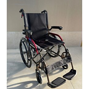 Comfort Plus GK863LAJ-20 Jet Black Transfer Alüminyum Tekerlekli Sandalye