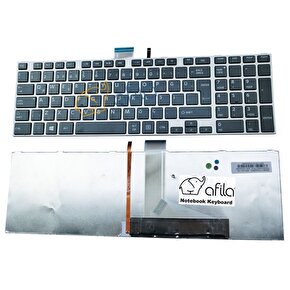Toshiba Satellite C850, C855, L850 Notebook Klavyesi - Siyah - TR (ışıklı)