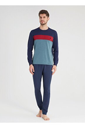 Erkek Pijama Takımı 30327 - Lacivert