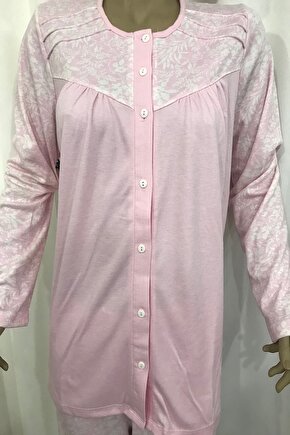Nena Bayan Robalı Önden Açık Pijama Takımı-14295