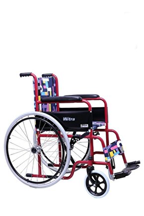 WİTRA Katlanabilir Pediatrik Tekerlekli Sandalye Çocuk Sandalye Desenli
