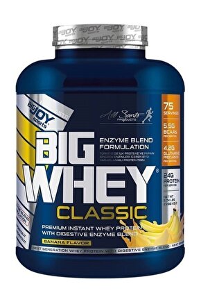 Bigjoy Whey Classic Whey Protein 2376 gr - Muz Aromalı