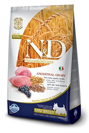 Neo Pet Market Düşük Tahıllı Kuzu Etli Yaban Mersinli Küçük Irk Yetişkin Köpek Maması 2.5 kg