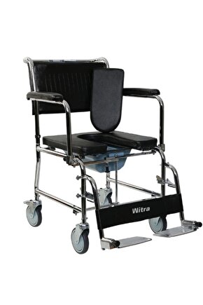 Ithal Banyo Arabası Tekerlekli Klozet Banyo Sandalyesi Tekerlekli Sandalye