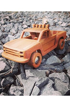Ahşap Oyuncak Model Araba Serisi Pickup Ao08