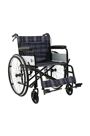 G099 Manuel Katlanabilir Emniyet kemerli Refakatçı frenli Tekerlekli Sandalye