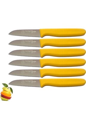 Sürmene Sürbısa 061007 Meyve Bıçağı 6 Lı Set Sarı