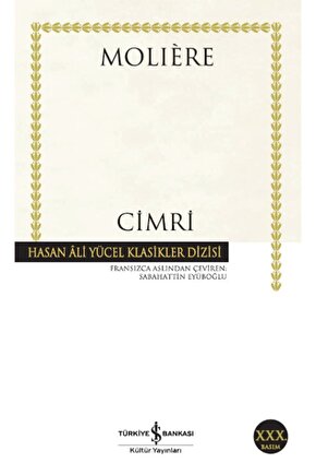 Cimri: Hasan Ali Yücel Klasikler  Moliere