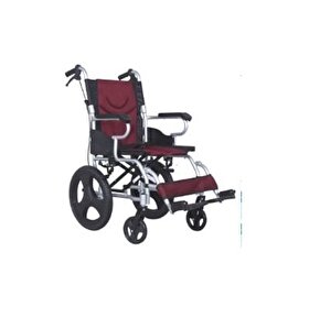 Pulsemed Katlanabilir Sırtlı Alüminyum Tekerlekli Sandalye KY862LABJ-16-46