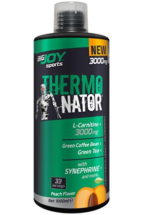 Thermonator L-carnitine 3000 Mg Şeftali Aroma 1000 ml L Karnitin Termojenik Kafein