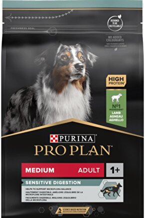 Proplan Medium Adult Sensitive Digestion Orta Irk Kuzulu Yetişkin Köpek Maması 14 kg