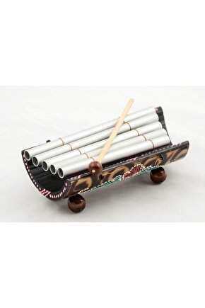 Endonezya El Yapımı Batik Modelli Ahşap Ksilofon  Hediyelik