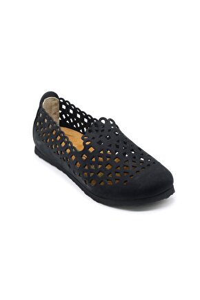 Berne-g Comfort Kadın Ayakkabı Siyah Nubuk