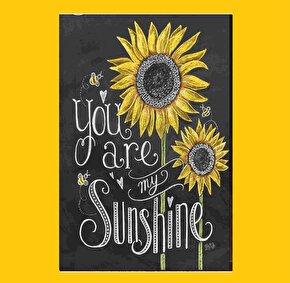 Ahsap Poster You Are My Sunshine
