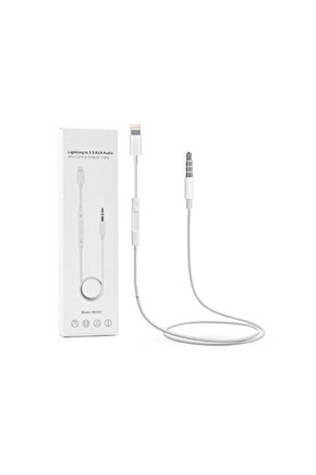 Ios Ligtning Aux 3.5mm Jack Audio Dönüştürücü Çevirici Aparat