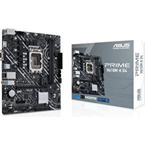 Asus PRIME H610M-K D4 H610 3200 MHz DDR4 LGA1700 mATX Anakart