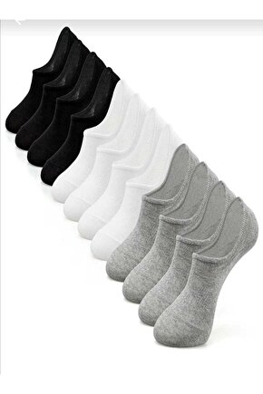 10 Çift Görünmez Unisex Sneaker Çorap