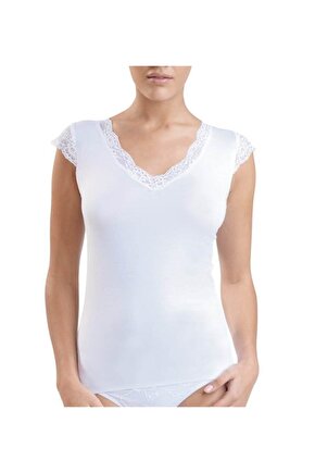 Kadın T-shirt 1348 - Beyaz