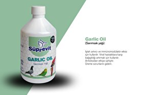 Süprevit Garlic Oil 500 ml, Sarımsak Yağı, İştah Artırıcı Tüm Kanatlı Hayvanlar için
