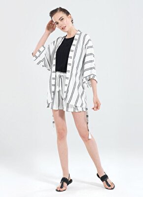 Kadın Kimono 50237 - Çizgili