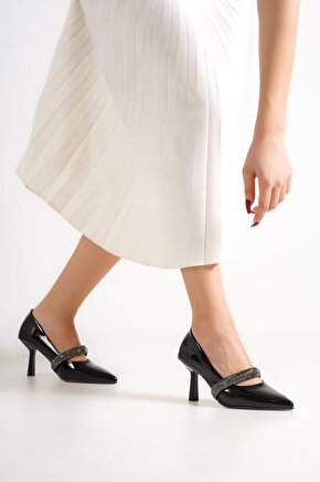 önü taşlı stiletto 