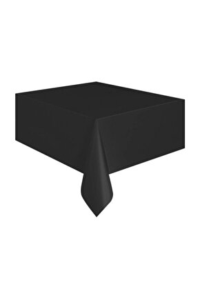 Plastik Siyah Masa Örtüsü 120x180 cm