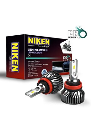 H11 Led Xenon Far Aydınlatma Seti Şimşek Etkili Pro 8000lm