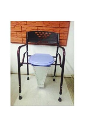 Katlanan Hasta Sandalyesi Kolay Temizlenir Direk Tuvalete Wc Yükseltici