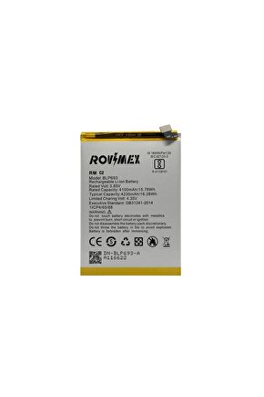 Realme C2 (blp721) Rovimex Batarya Pil