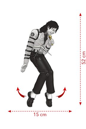 Michael Jackson Dekoratif Sallanır Sarkaçlı Duvar