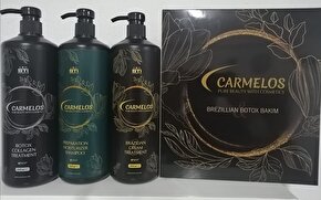 CARMELOS Brezillian Keratin + Collagen Bakım 3 Lü Bakım Seti