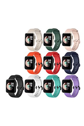 Xiaomi Mi Watch Lite Kordon Akıllı Saat Bileklik Kordonu Silikon Kayış Kordon