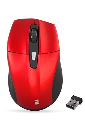 Sm-861 Usb Kırmızı 80012001600dpi Süper Sessiz Kablosuz Mouse