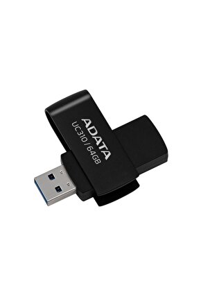 UC310-64GB 64GB USB3.2 Gen1 Black Flash Bellek