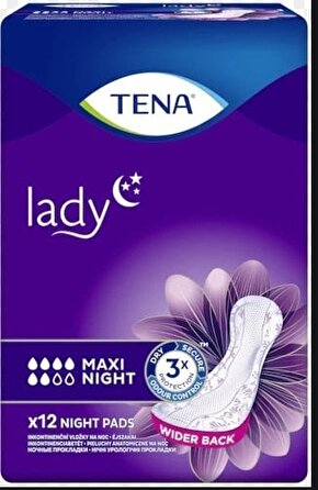 4 Paket Lady Maxi Night  Kadınlar İçin Gece Mesane Pedi