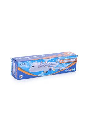 Işıklı Sesli 30 Cm A-380 Maket Hareketli Oyuncak Uçak