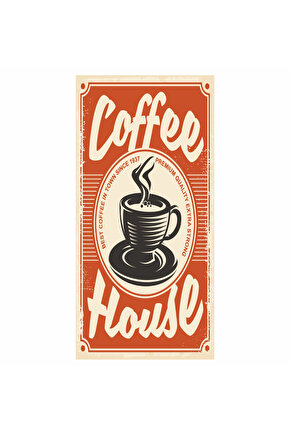 coffee house kahve evi kafe mutfak ev dekorasyon tablo mini retro ahşap poster