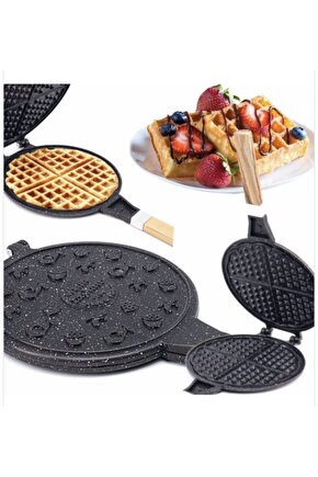 Döküm Waffle Tavası 20 Cm