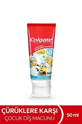 Minions Çürüklere Karşı Etkili Çocuk Diş Macunu 50 ml