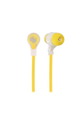Sn-c12 Mobil Telefon Uyumlu Kulak Içi Mikrofonlu Çocuk Kulaklığı- Sarı