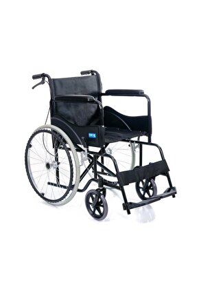 Dm809 Frenli Standart Tekerlekli Sandalye Siyah