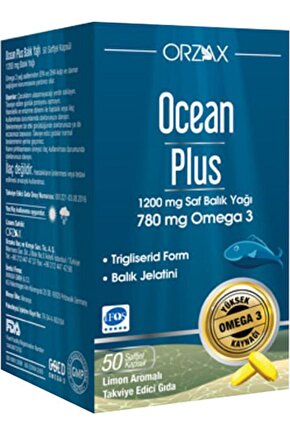 Ocean D3k2 Damla 20 ml + Ocean Plus 50 Kapsül