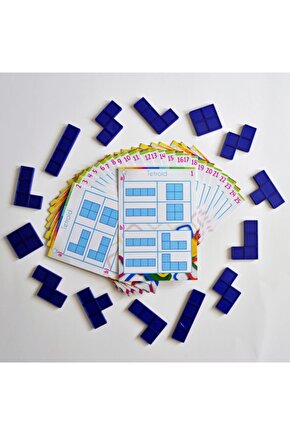 Tetroid Oyunu - Matematik Akıl Zeka Mantık Strateji Beceri Eğitici Eğlenceli Oyun