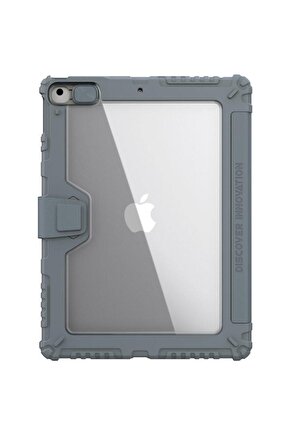 Apple iPad 10.2 201920202021 Uyumlu Tablet Kılıfı -Gri