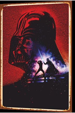 Star Wars Sinema Retro Ahşap Poster