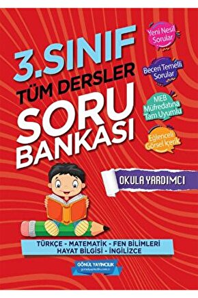 3. Sınıf Tüm Dersler Soru Bankası  Kolektif  Gönül Yayıncılık  9786257362580