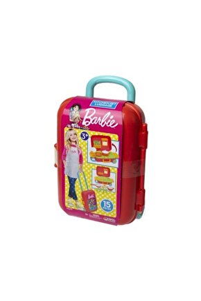 Oyuncak Barbie Bavulum Mutfak Seti 03478