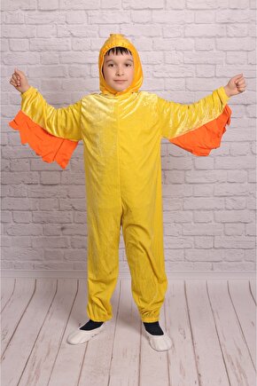 Çocuk Sarı Ördek Kostümü