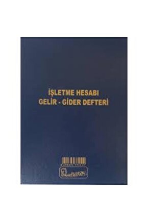 İşletme Hesabı Gelir-gider Defteri